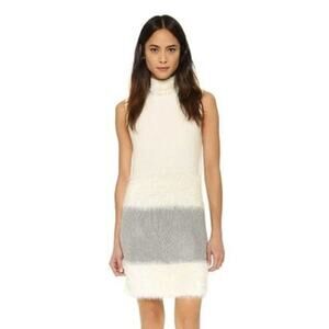 Diane Von Furstenberg Plush Knit Sleeveless Dress